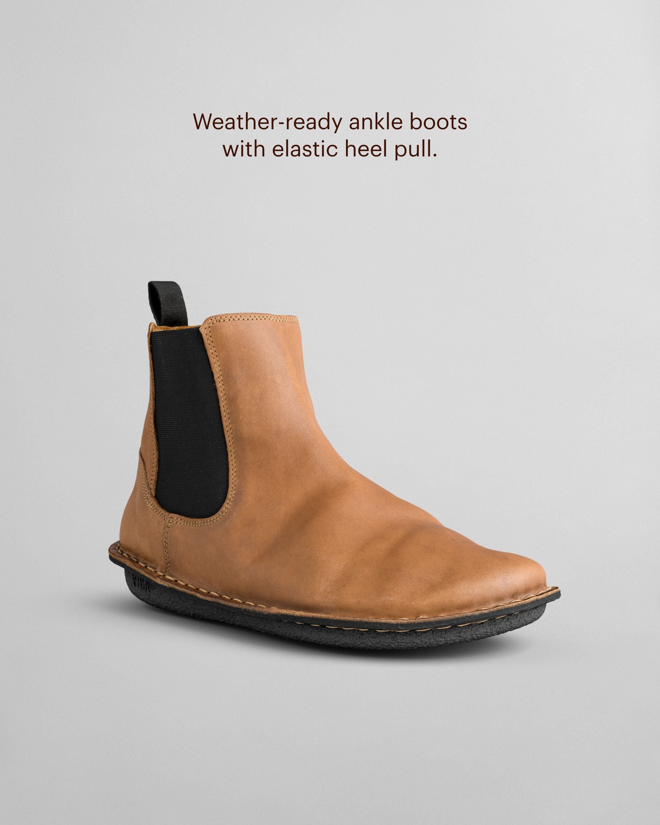 HELSINKI Leather Cognac Brown