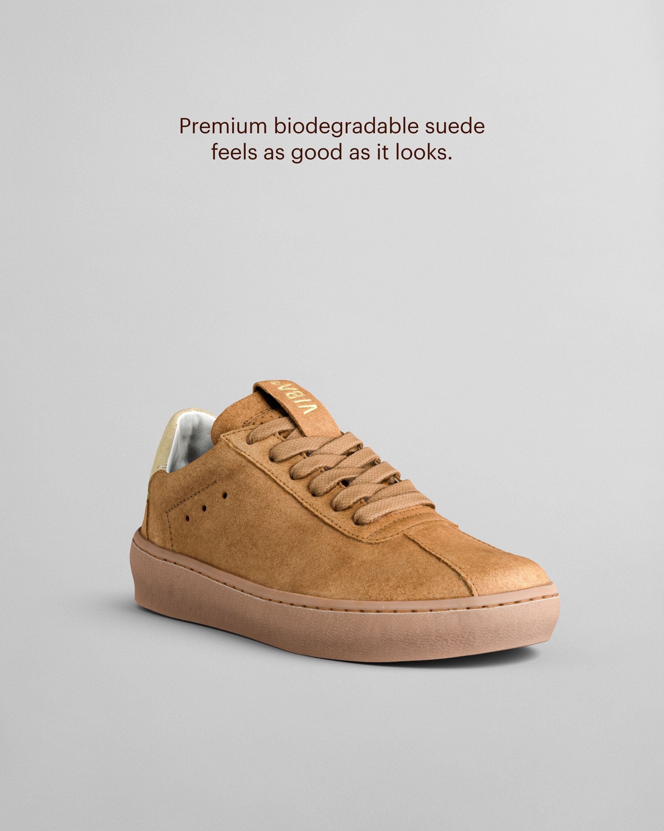 SYDNEY Bio Suede Tan/Gum