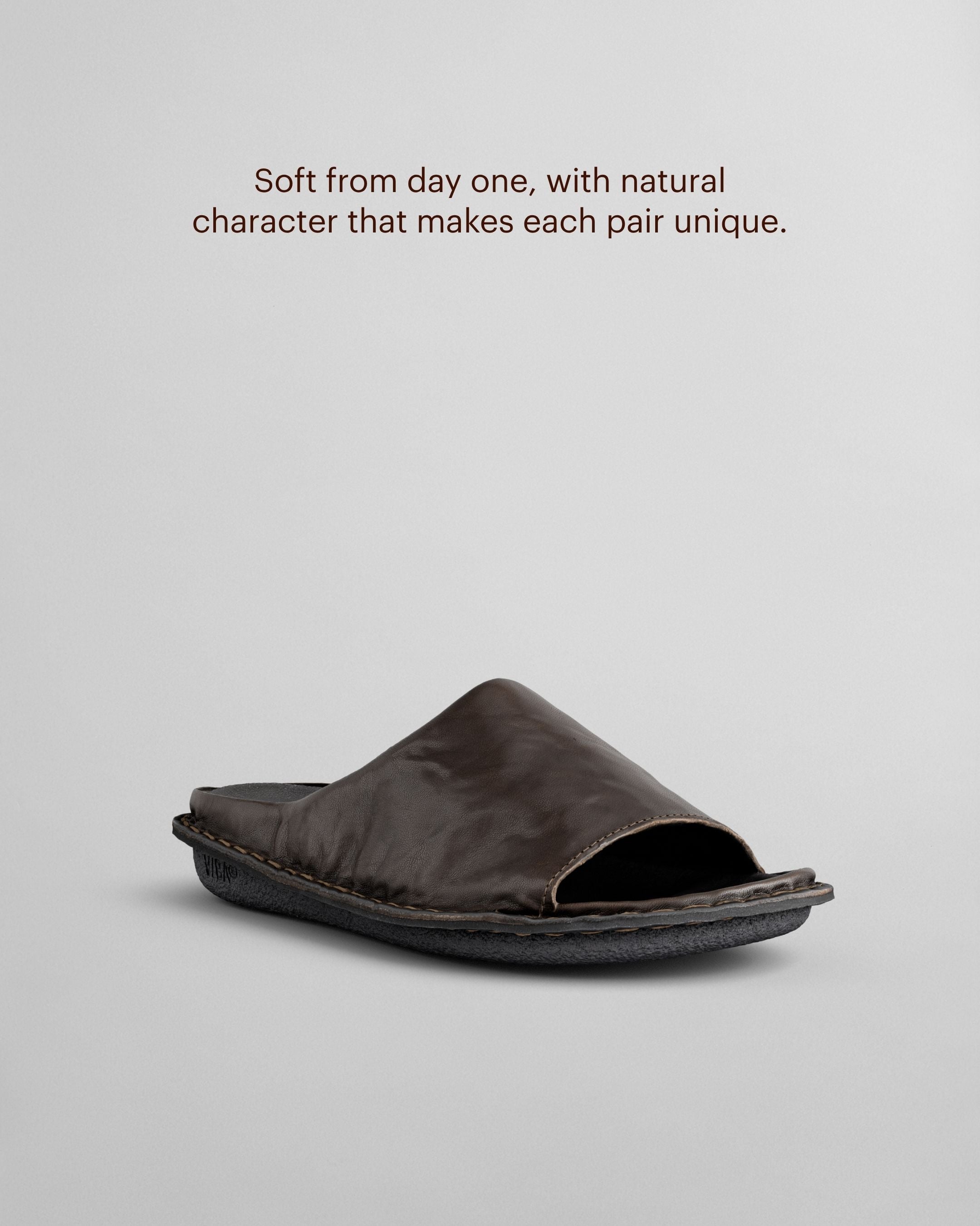 SAINT TROPEZ Leather Cocoa Brown