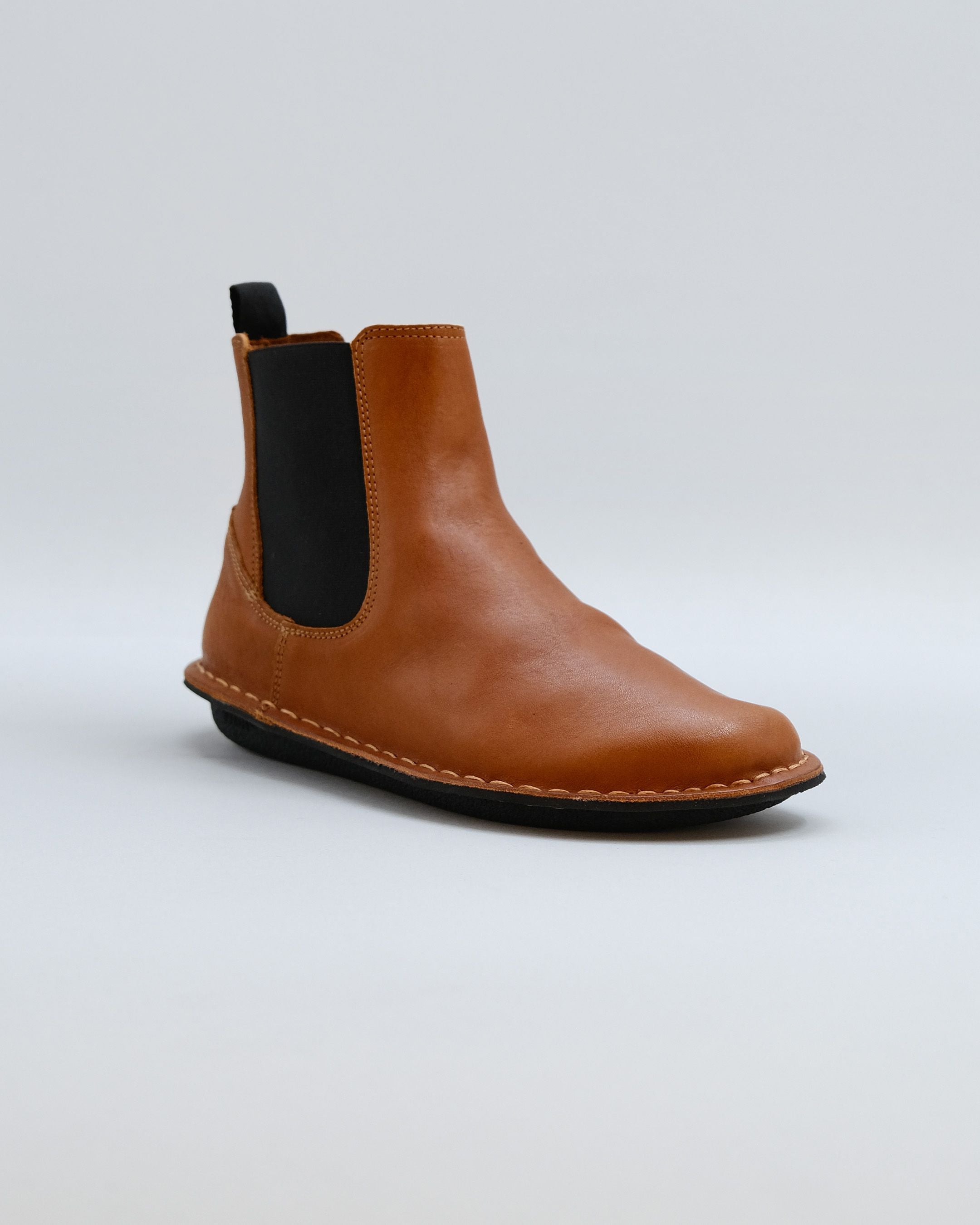 HELSINKI Leather Cognac Brown – VIBAe