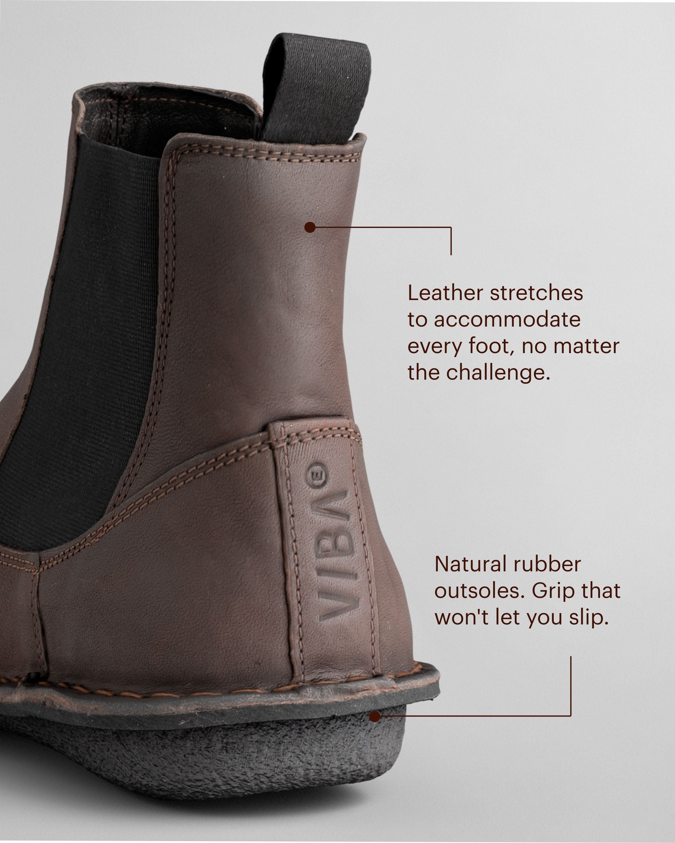 HELSINKI Leather Cocoa Brown 