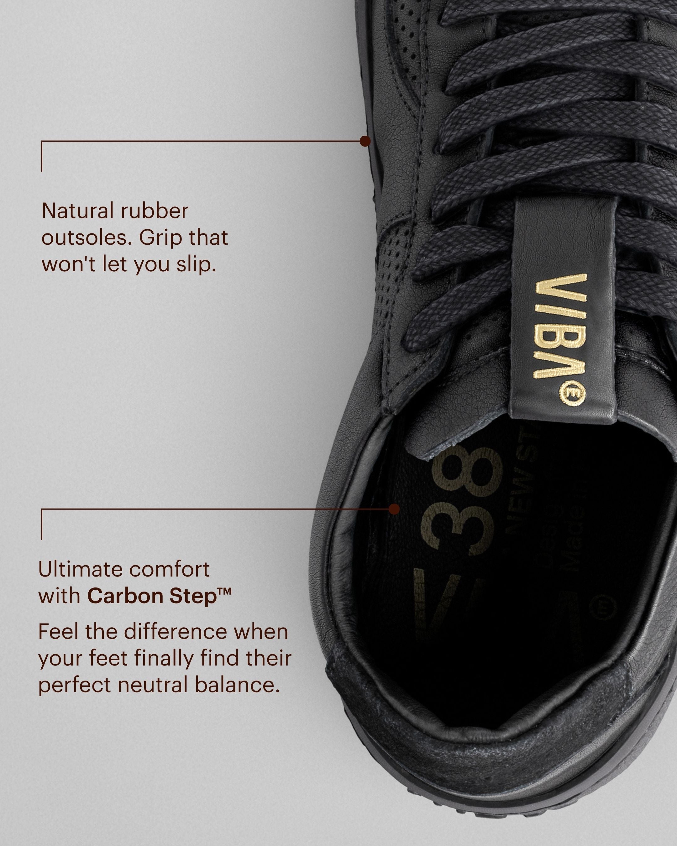 LONDON Bio Leather Black/Black