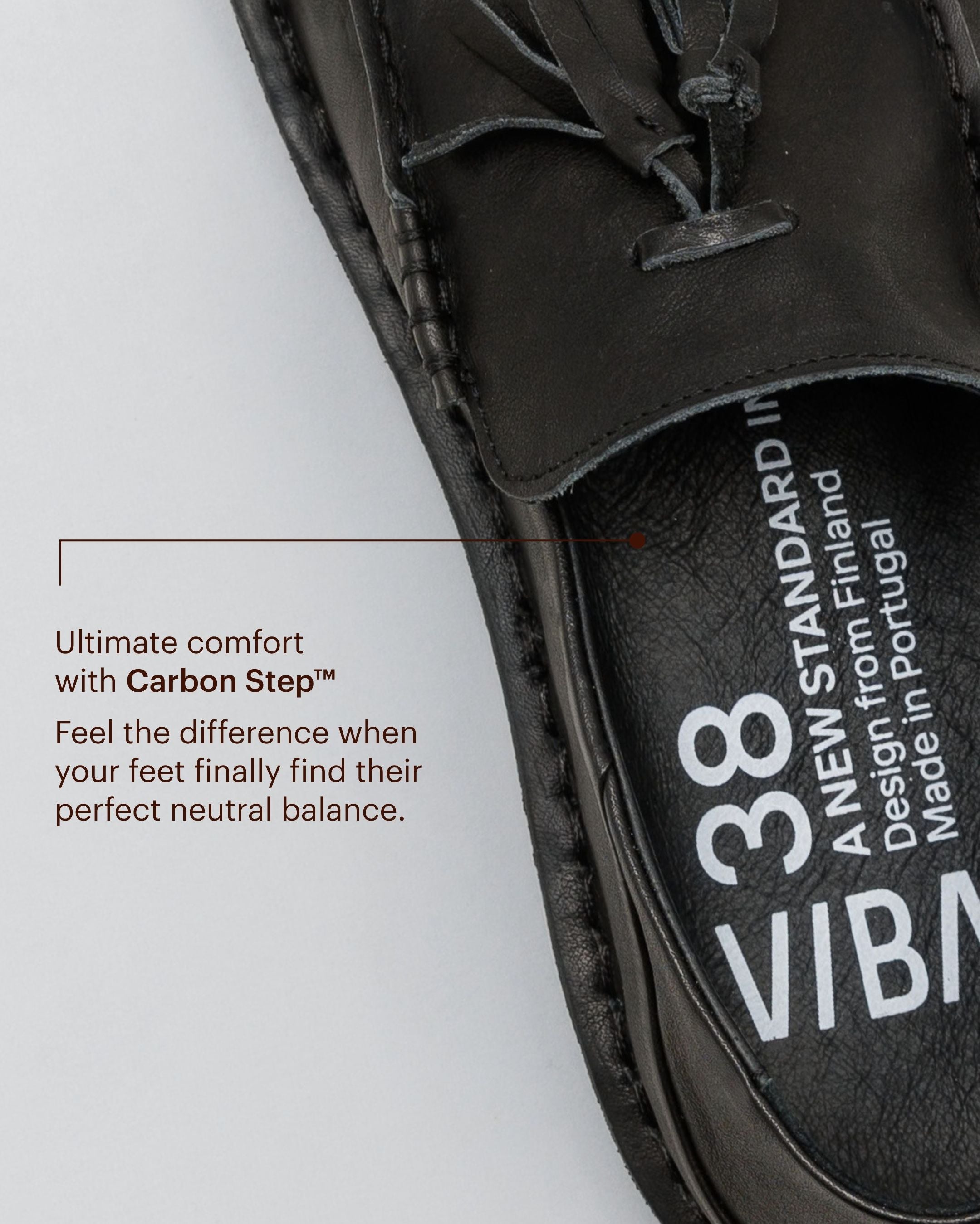 TRIBECA Leather Preto Black