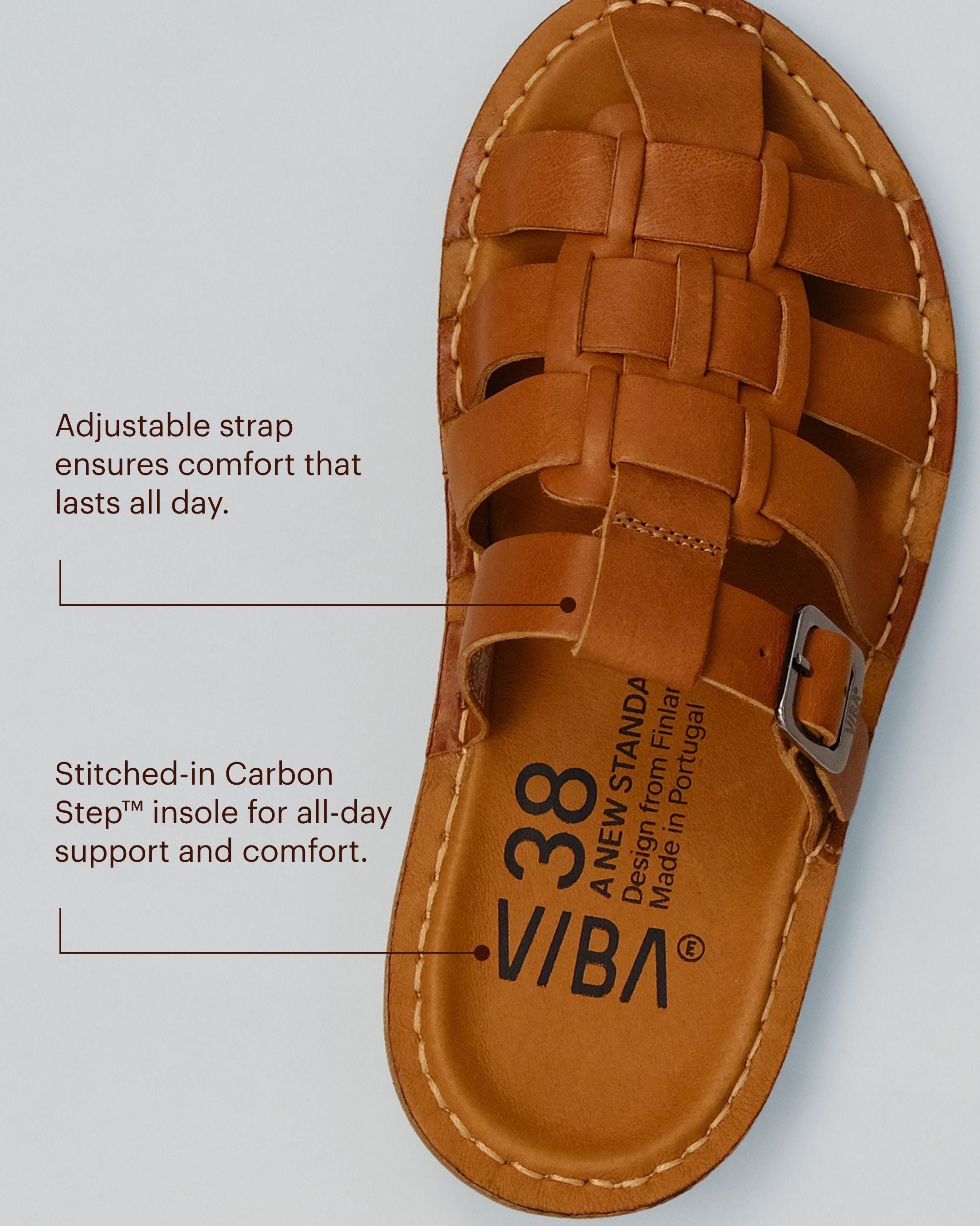 AMALFI Leather Cognac Brown – VIBAe
