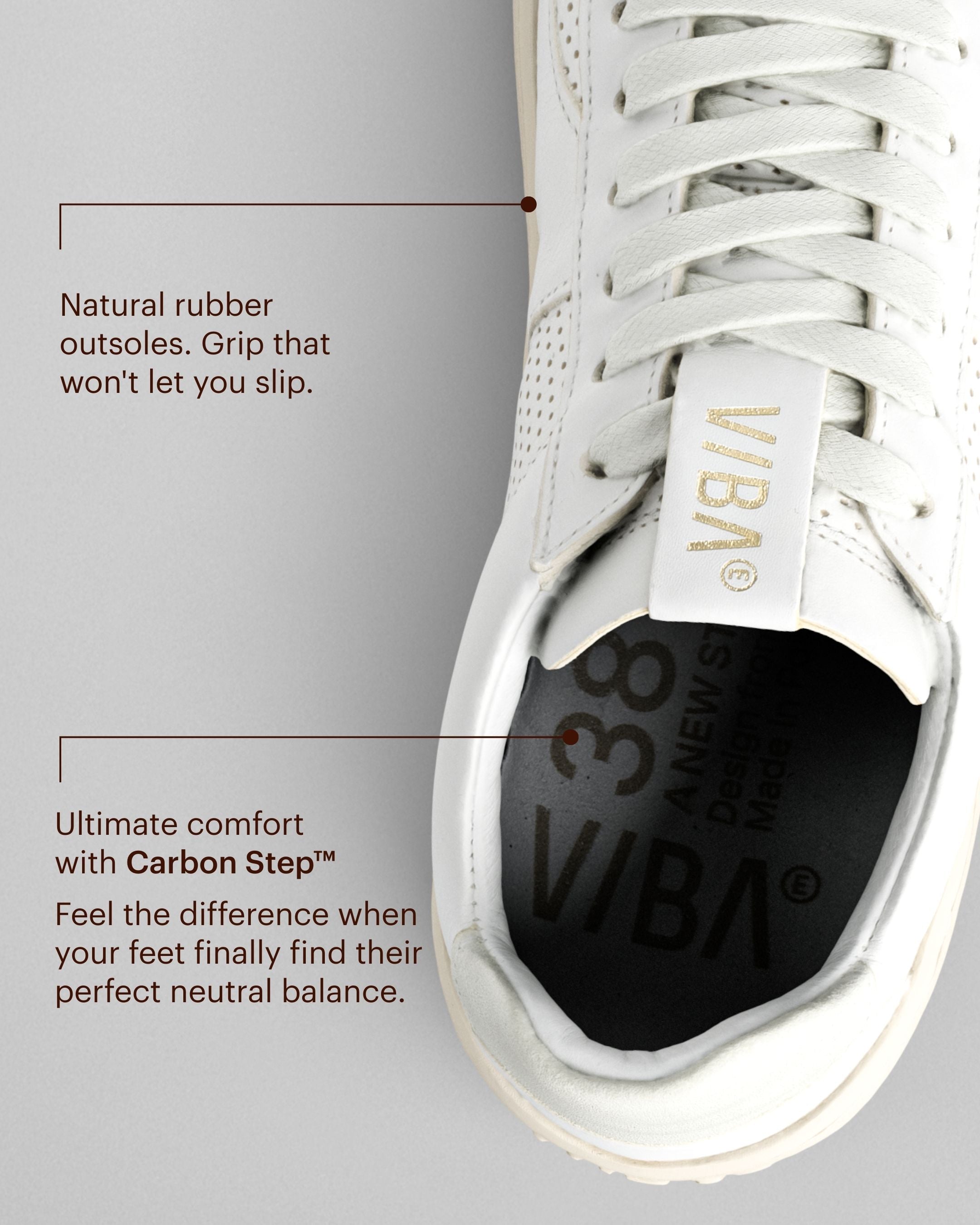 LONDON Bio Leather White/Chalk