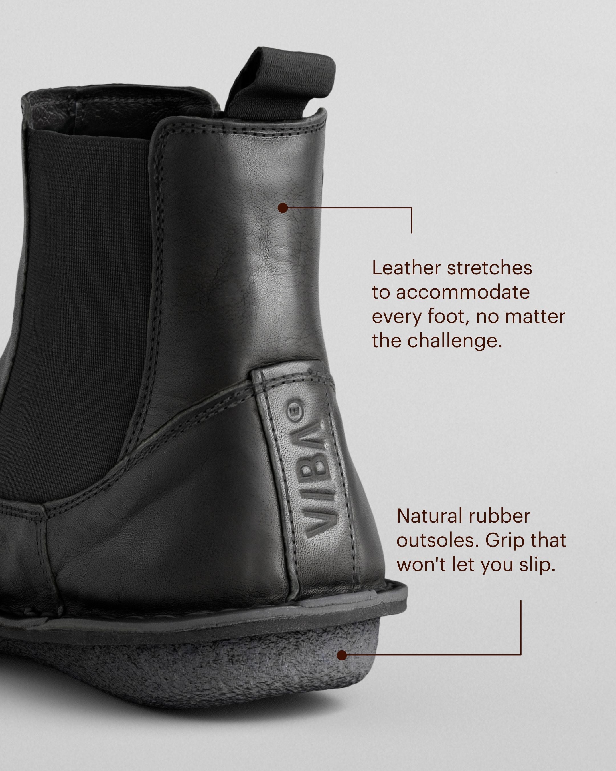 HELSINKI Leather Preto Black