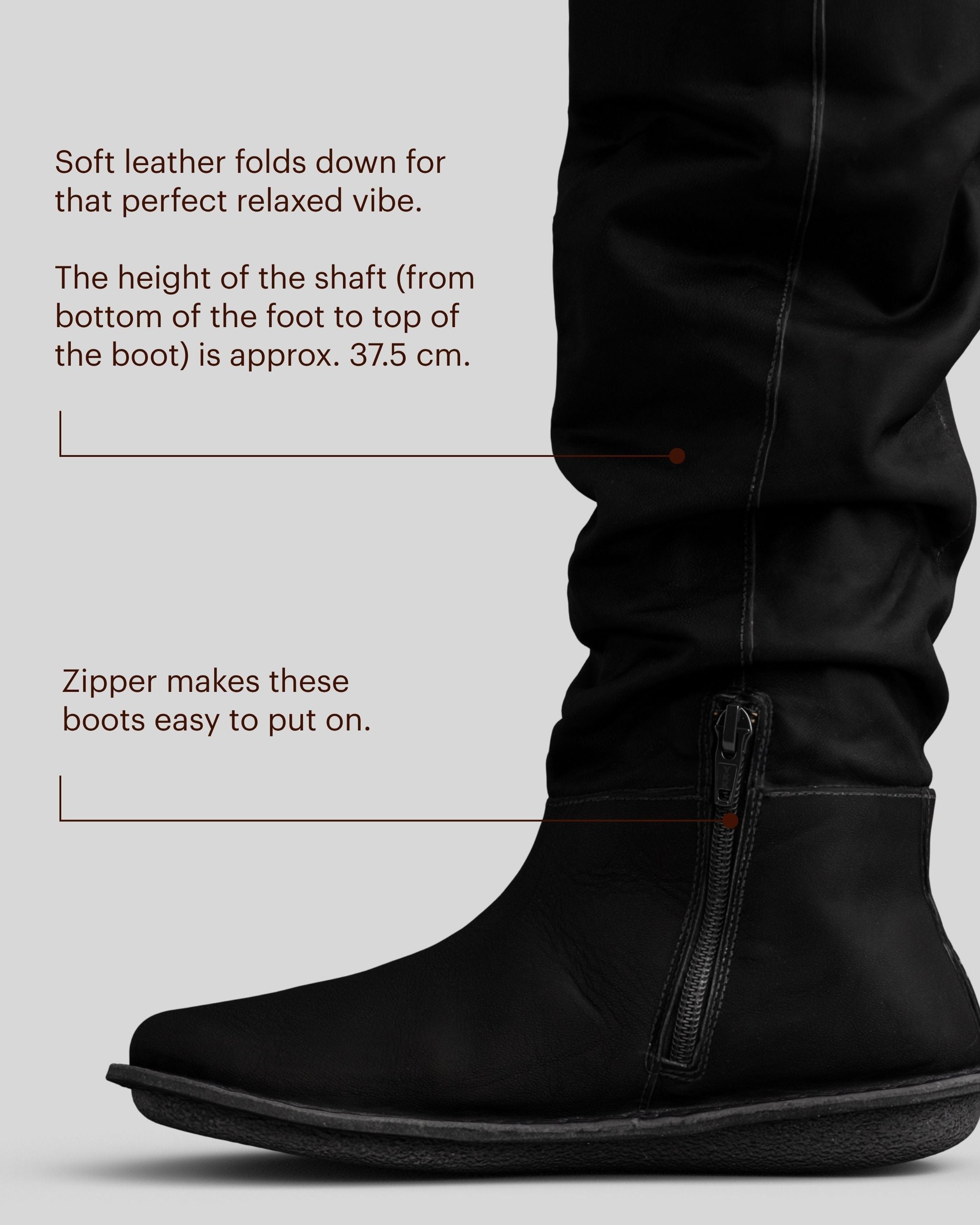 WOODSTOCK Leather Preto Black
