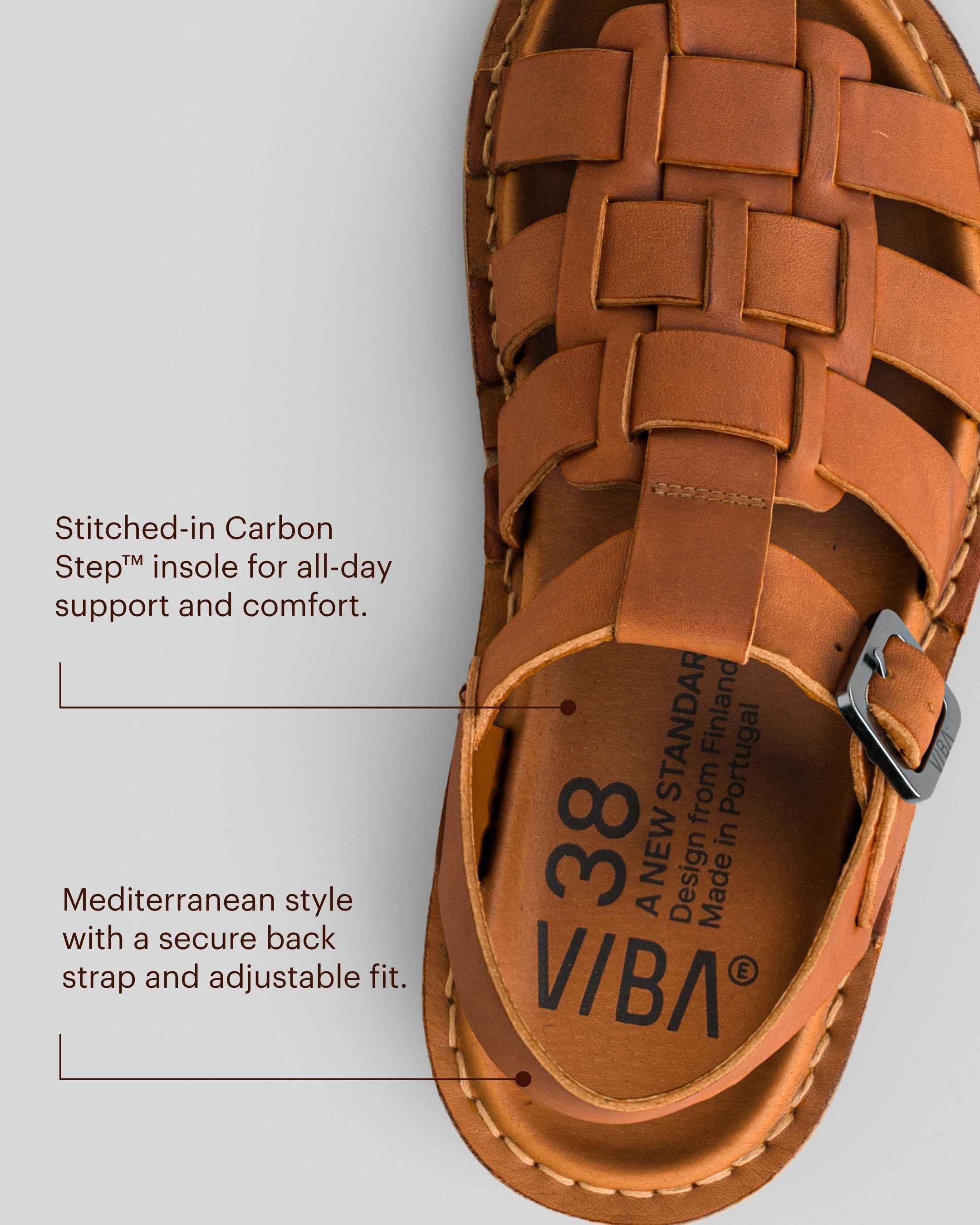 CAPRI Leather Cognac Brown