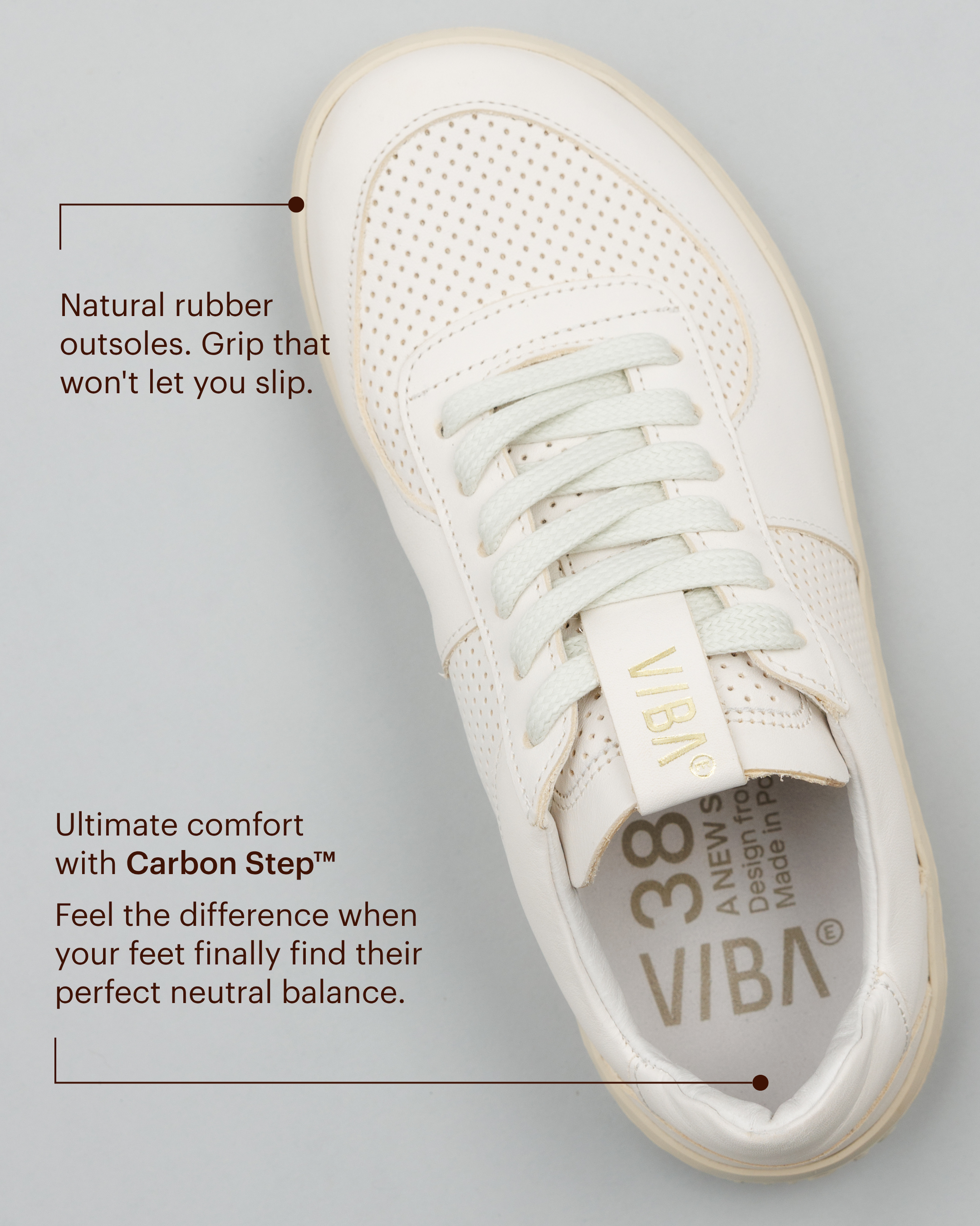 LONDON Bio Leather White/Chalk