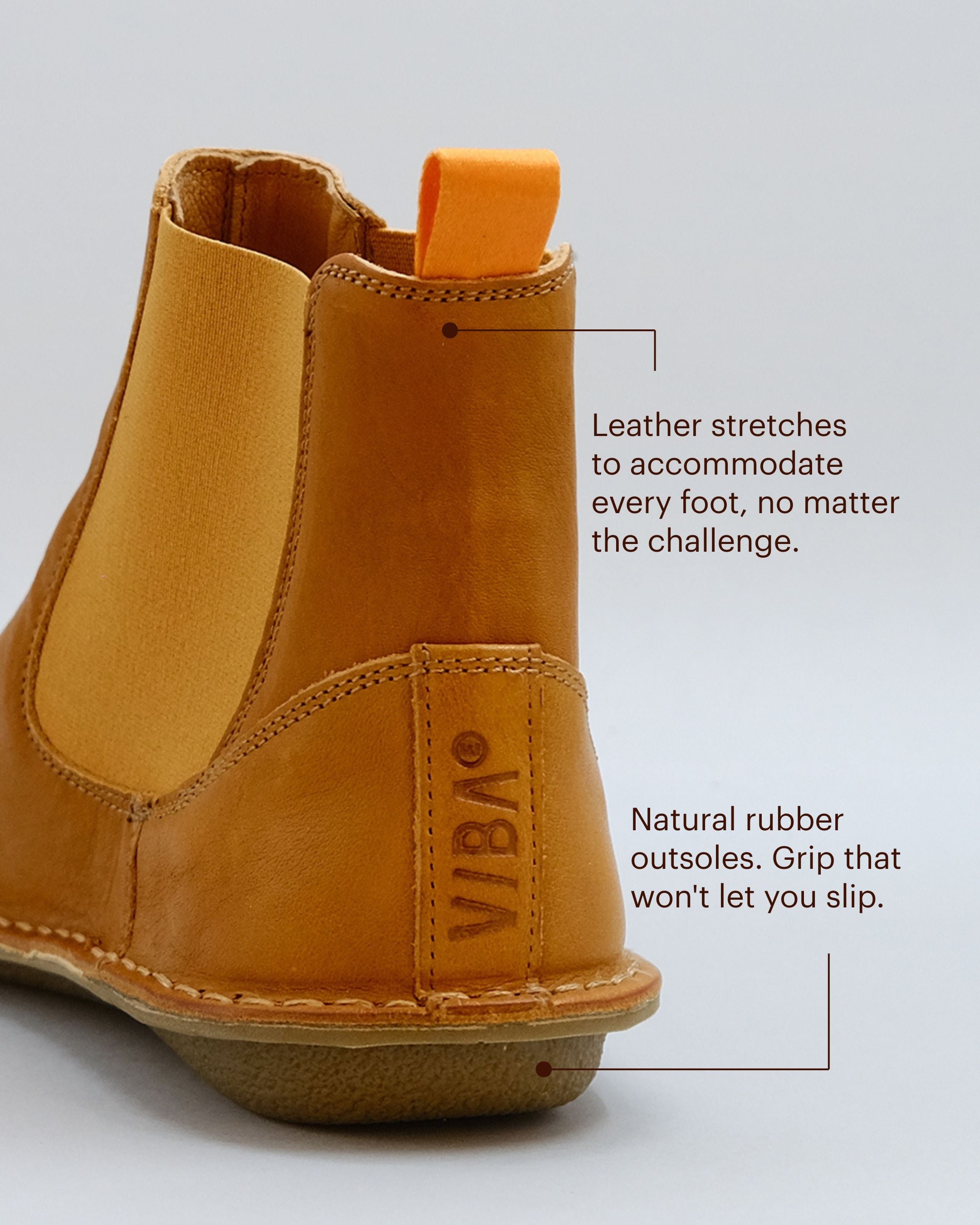 HELSINKI Leather Sunflower Yellow – VIBAe