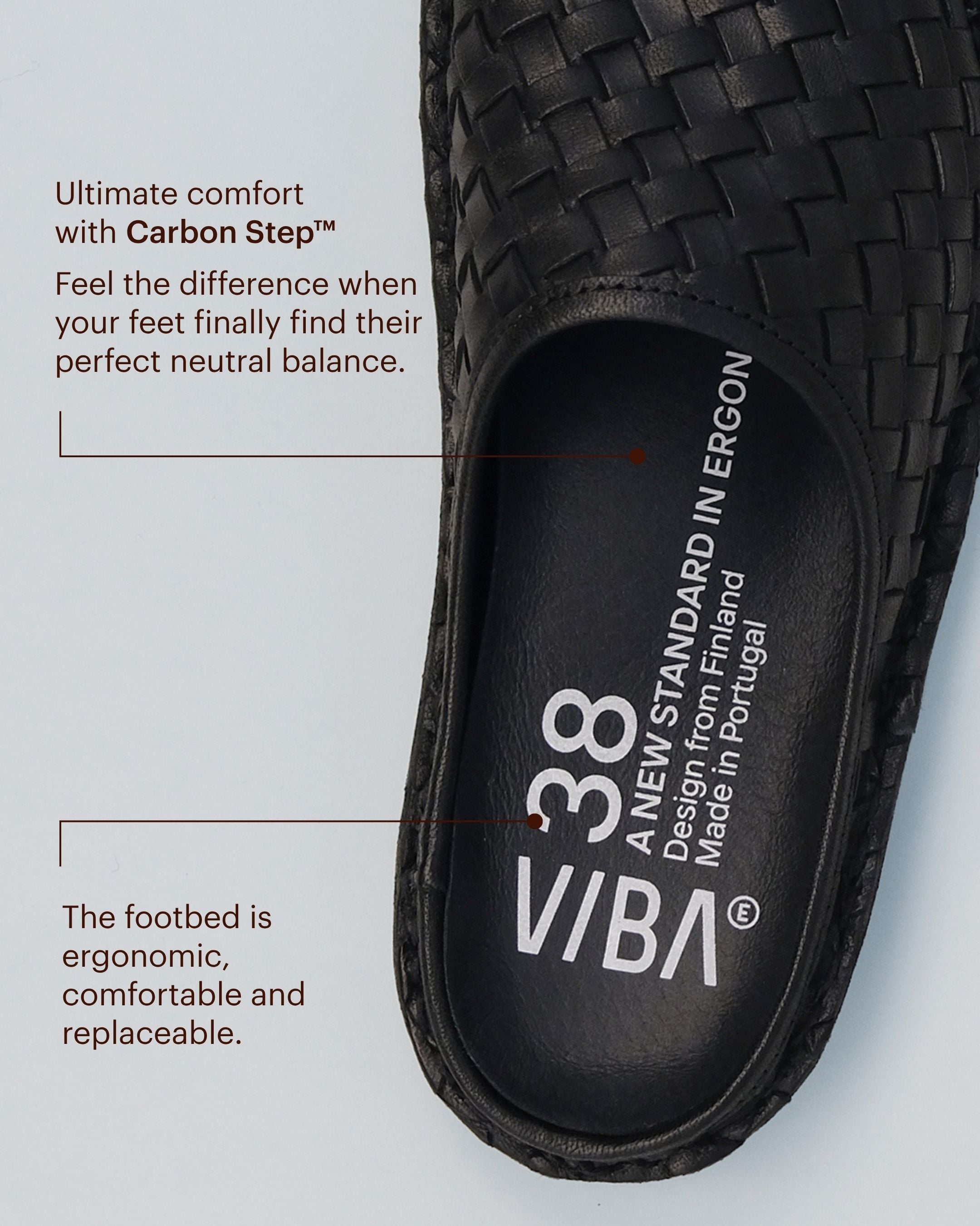 ROMA Woven Leather Preto Black – VIBAe