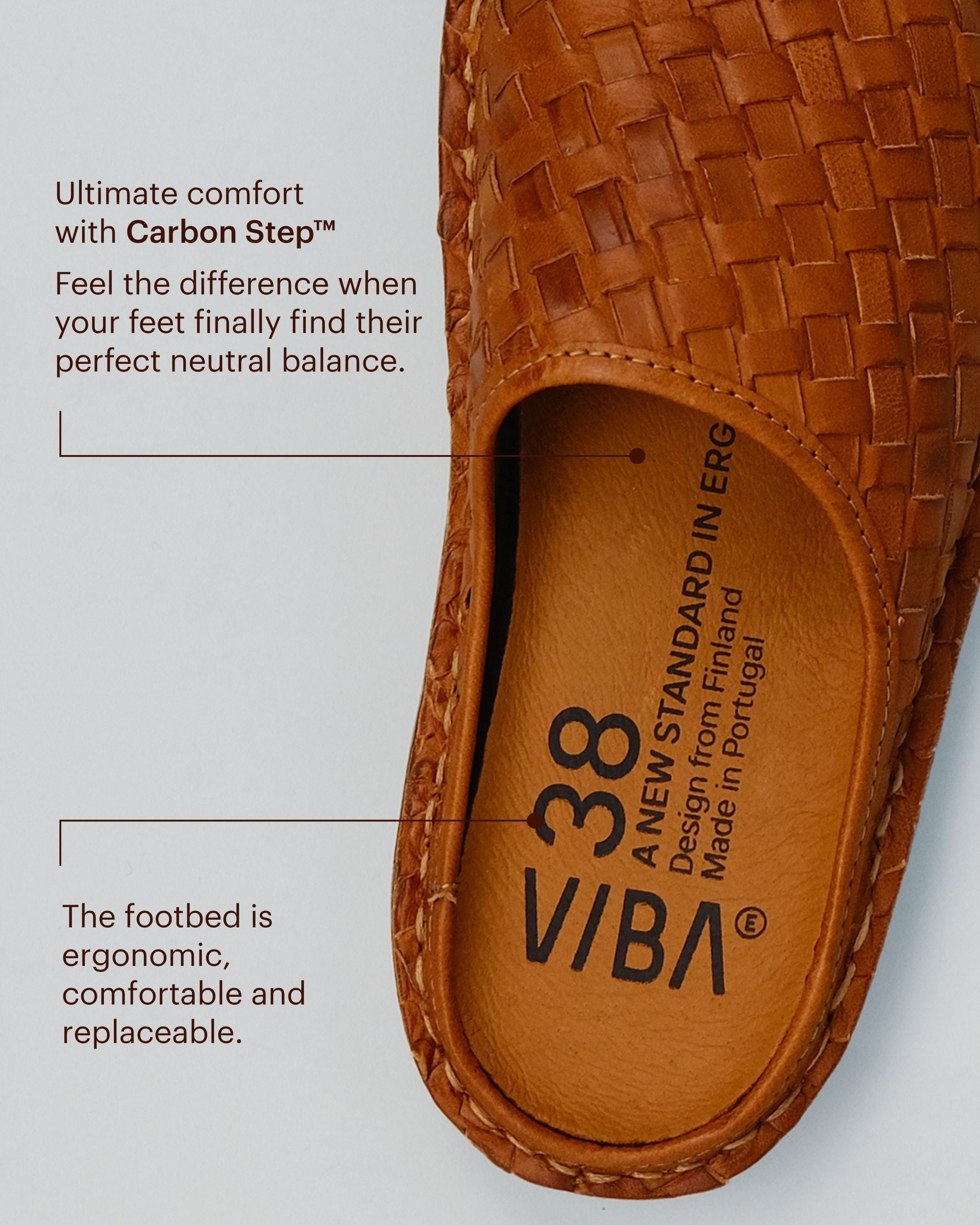 ROMA Woven Leather Cognac Brown – VIBAe