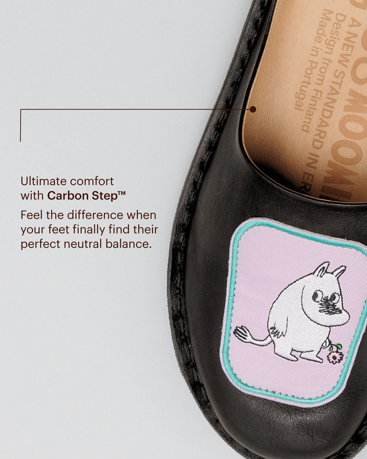 VIBAe x MOOMIN ROMA Leather Preto Black