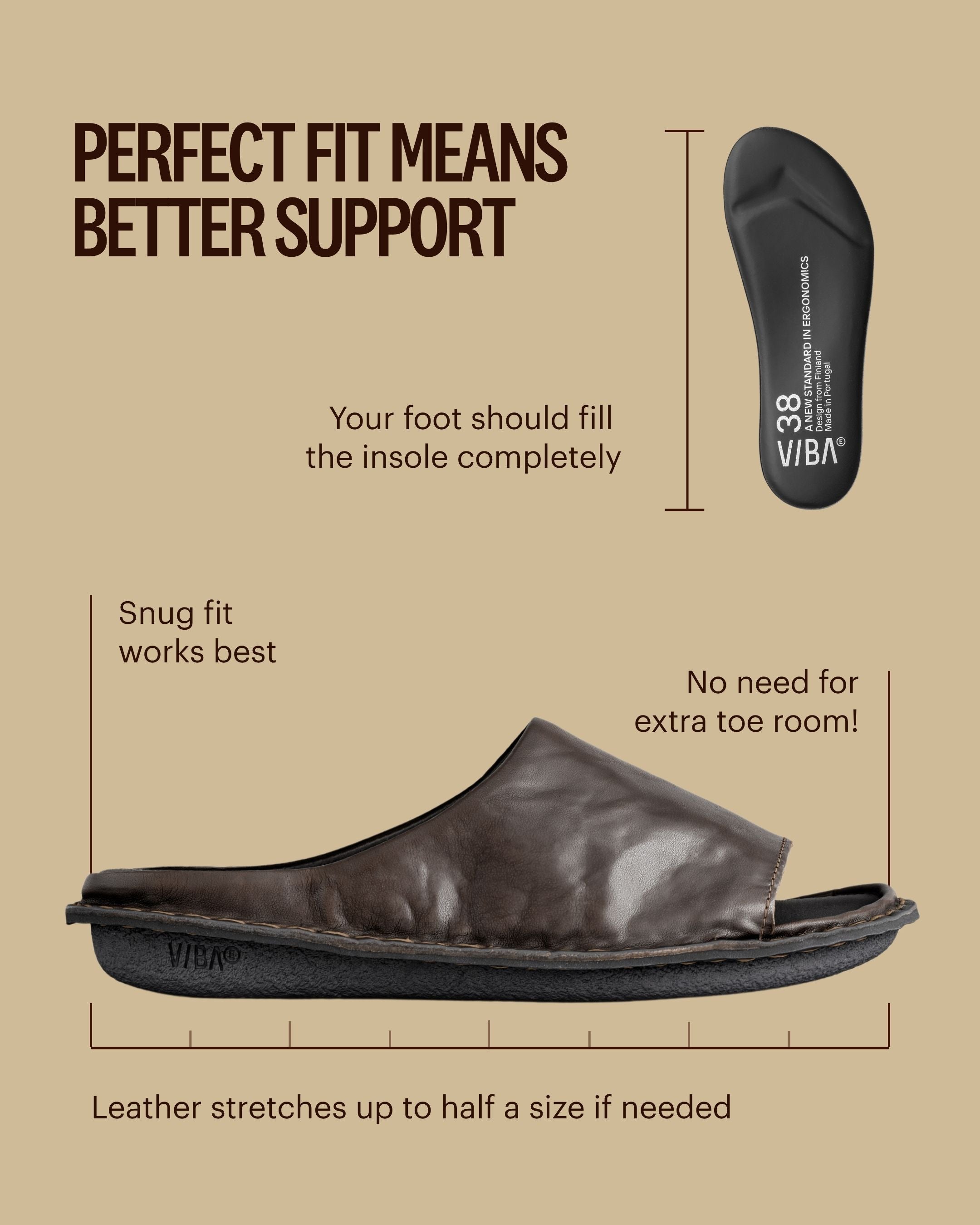 SAINT TROPEZ Leather Cocoa Brown