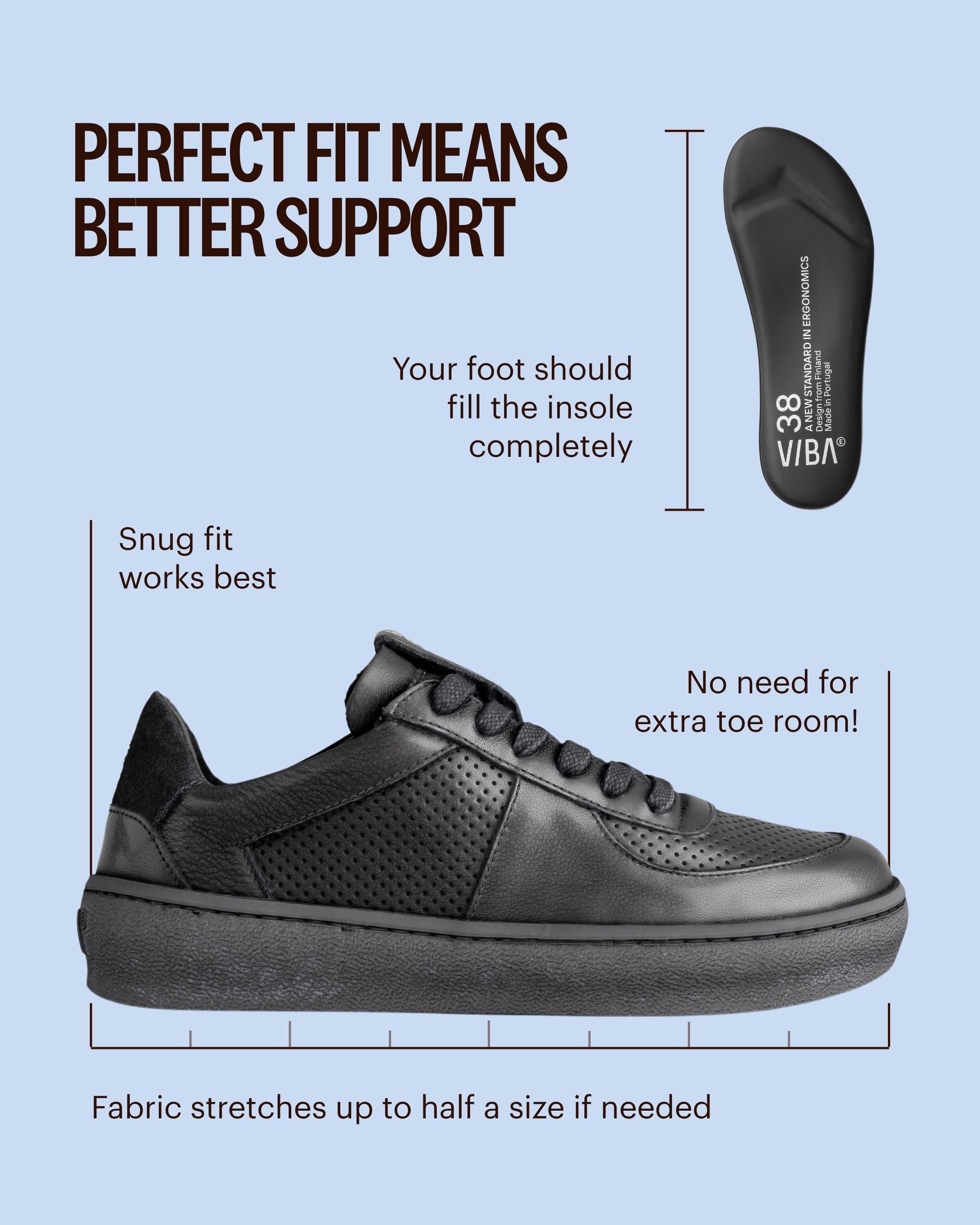 LONDON Bio Leather Black/Black