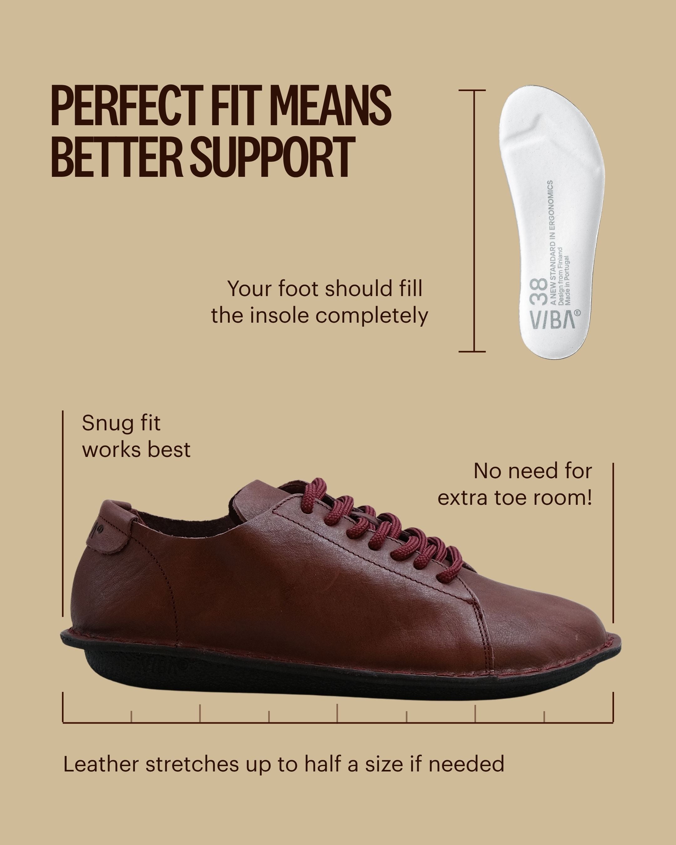 LISBOA Leather Cordovan Red