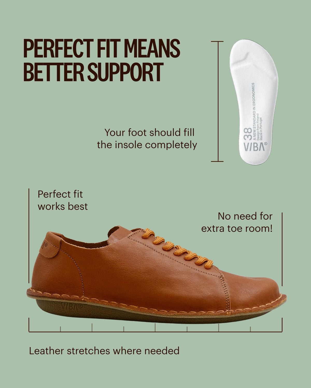 LISBOA Leather Cognac Brown