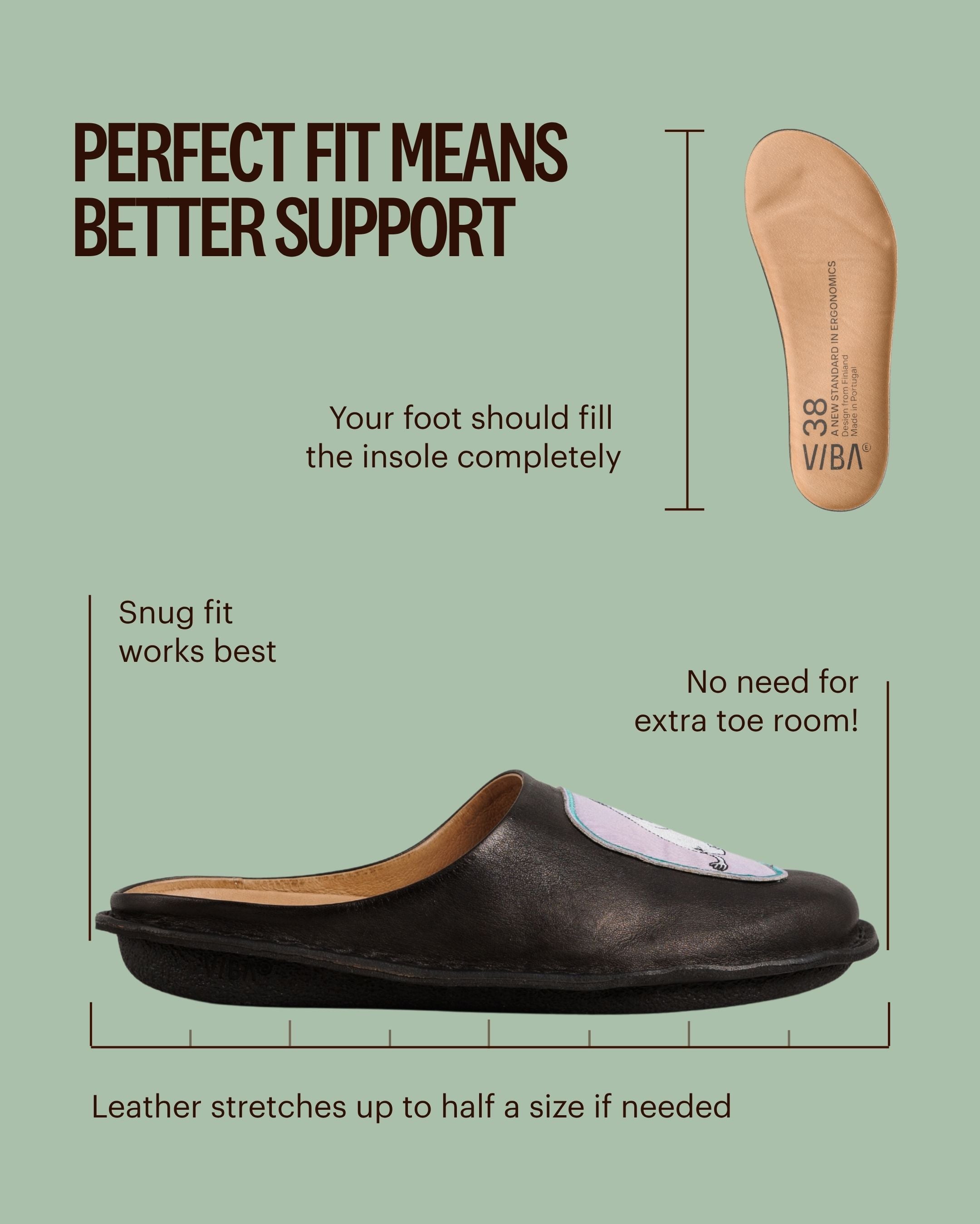 VIBAe x MOOMIN ROMA Leather Preto Black