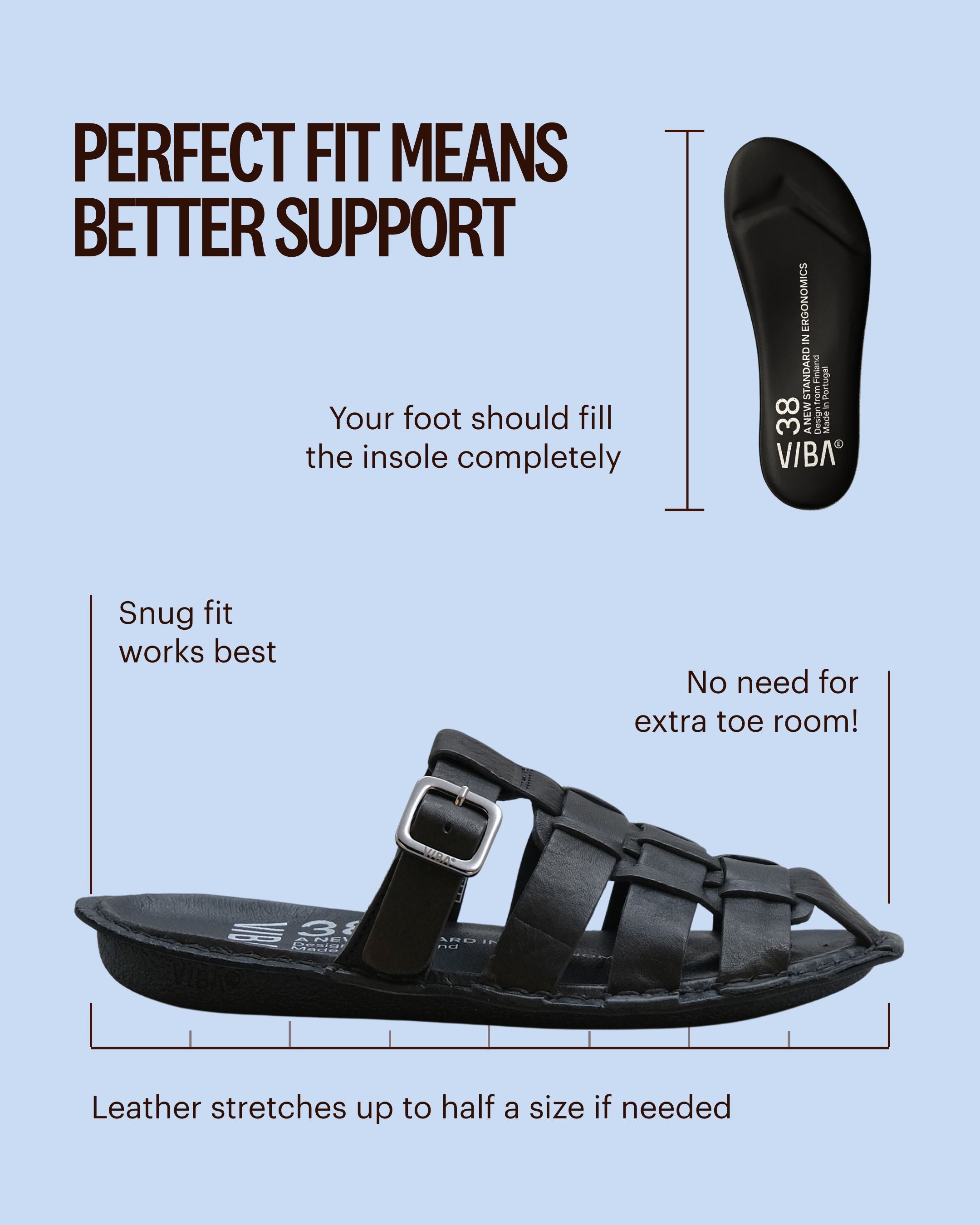 AMALFI Leather Preto Black – VIBAe