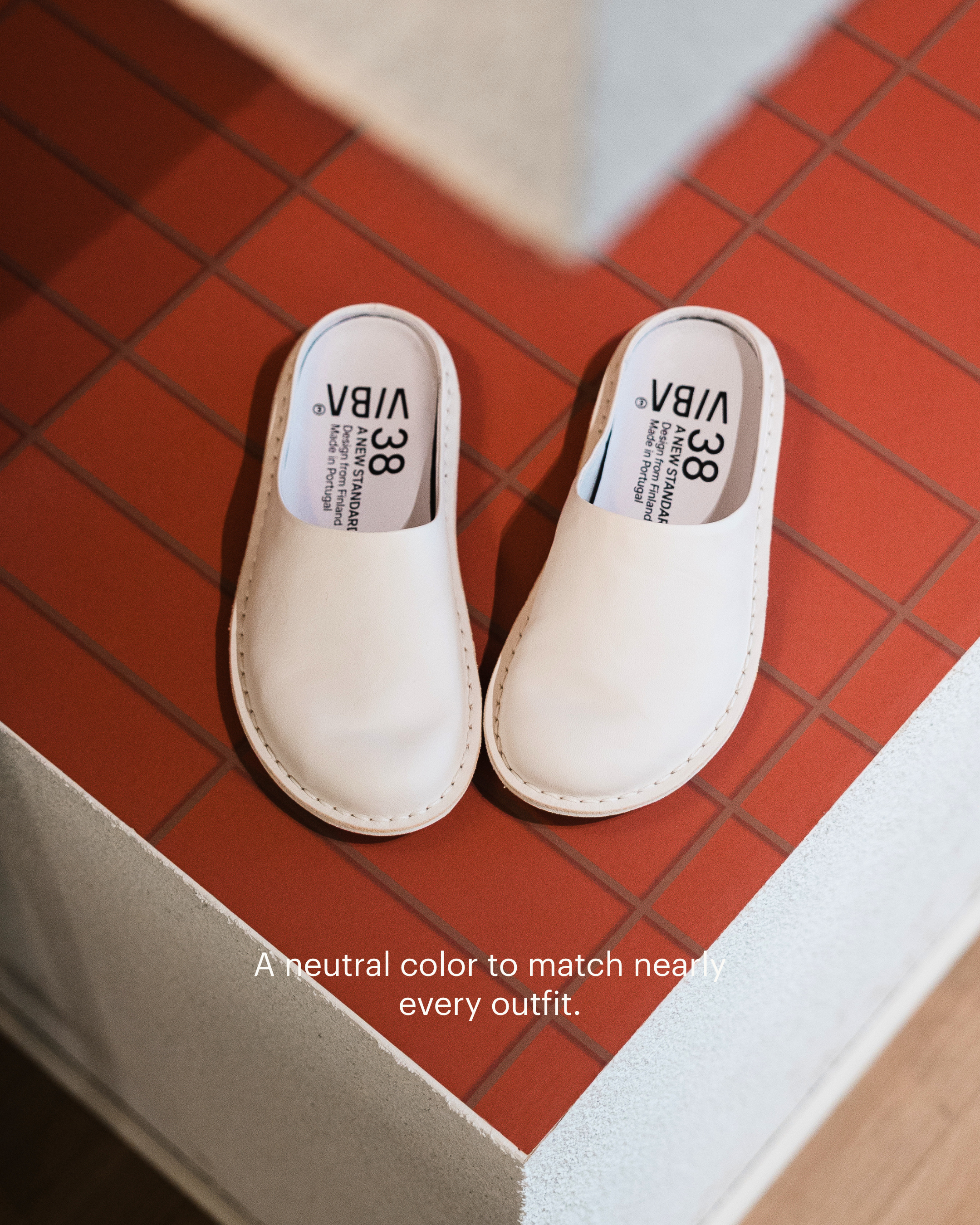 ROMA Leather Bone White