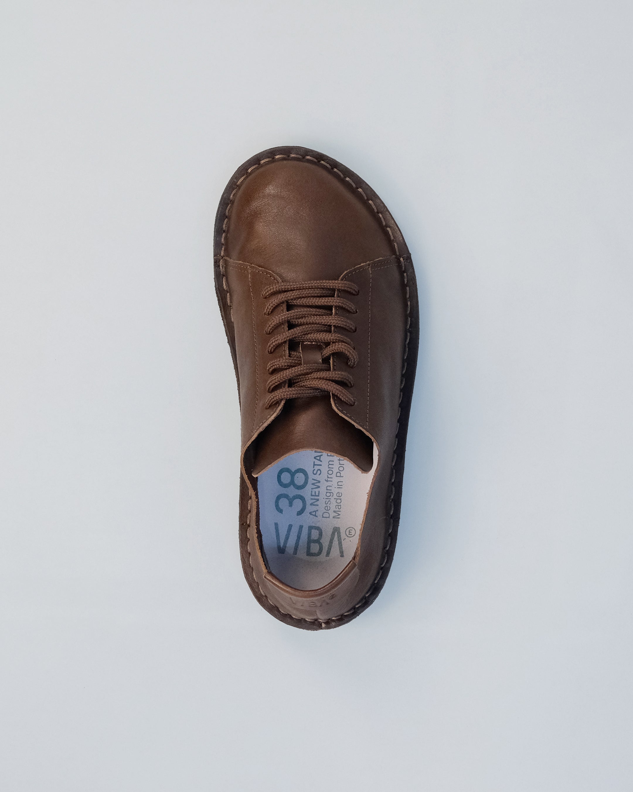 LISBOA Leather Cocoa Brown – VIBAe