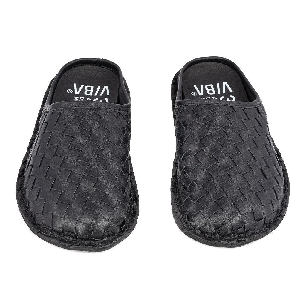 ROMA Woven Leather Preto Black