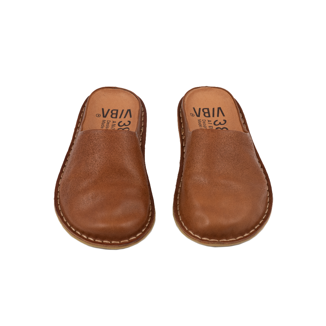 ROMA Leather Cognac Brown